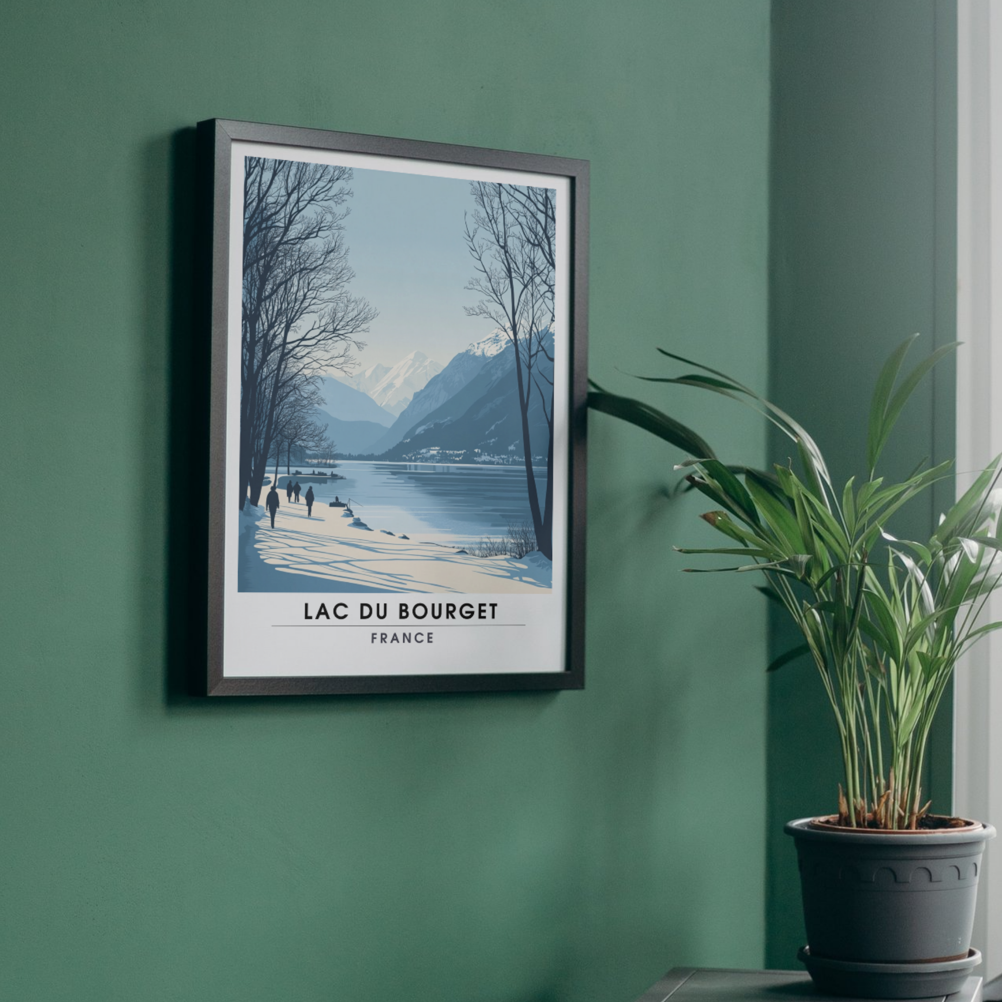 Affiche Lac du Bourget | Impression France  |  Affiche France-1