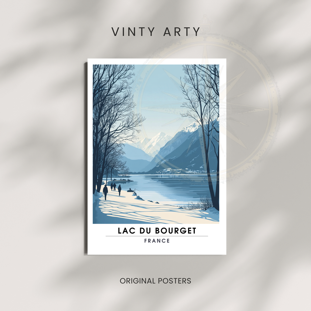 Affiche Lac du Bourget | Impression France  |  Affiche France-2