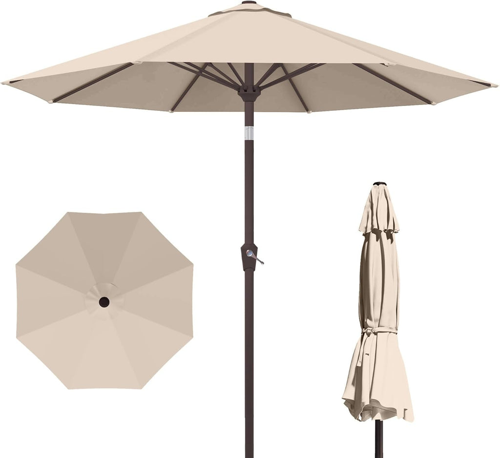 Patio kingdom 10ft Weather Resistant Patio Umbrella With Tilt Crank