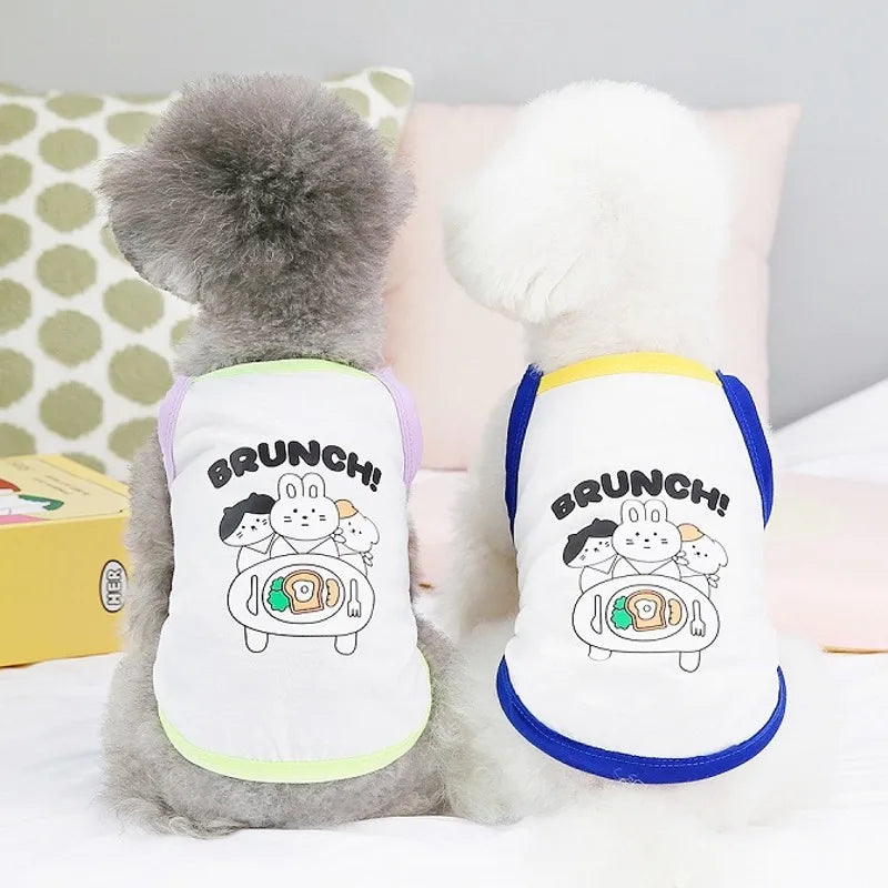 Cute Summer Dog Vest T-Shirt for Pets-8