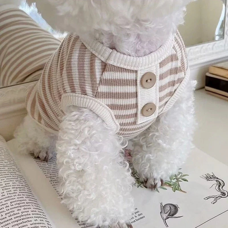 Summer Floral Dog Vest Cute Puppy T-Shirt-9