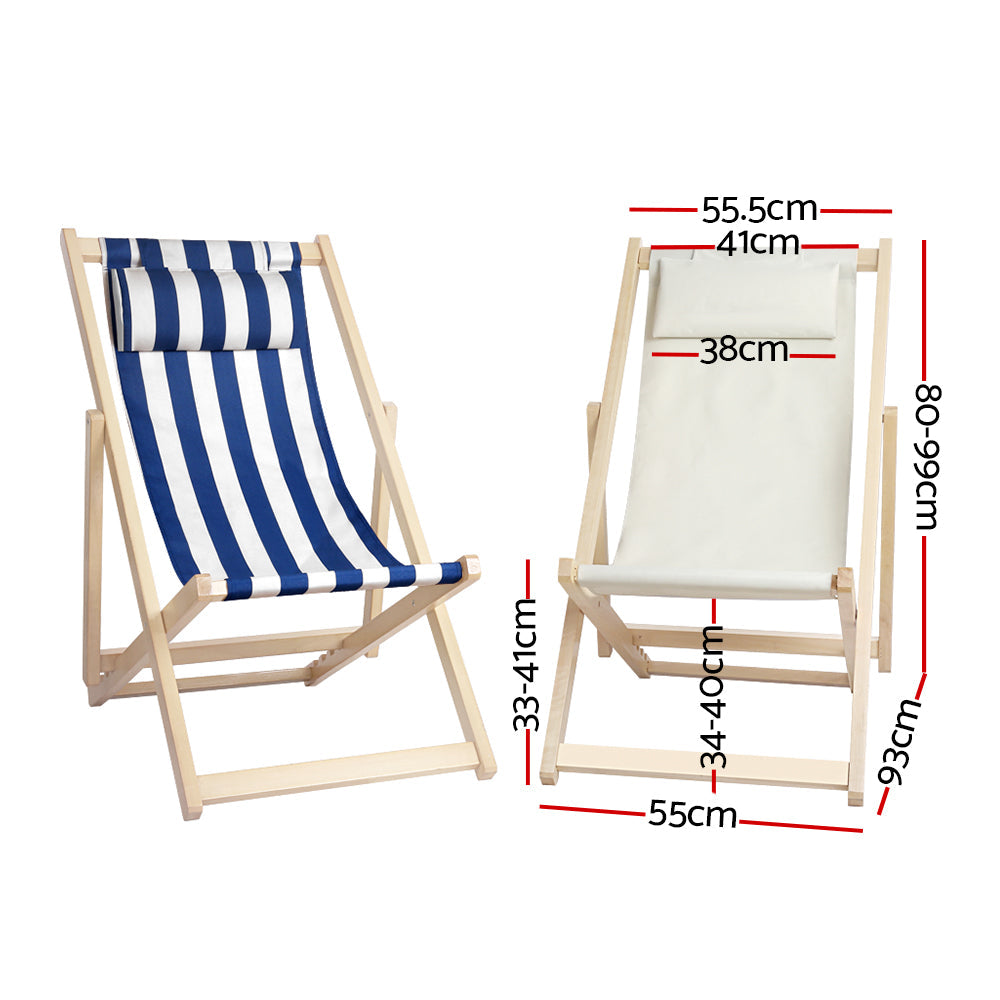 NNEDSZ Furniture Sun Lounge Chairs Deck Chair Folding Wooden Patio Beach-1