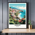 Affiche Tenerife | impression de voyage Tenerife | Impression Tenerife | Affiche Espagne | Affiche de voyage-0