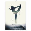 Poster Yoga Profi Stellungen · Fitness Dekoration · Bilder  · Deko Print ohne Rahmen-3